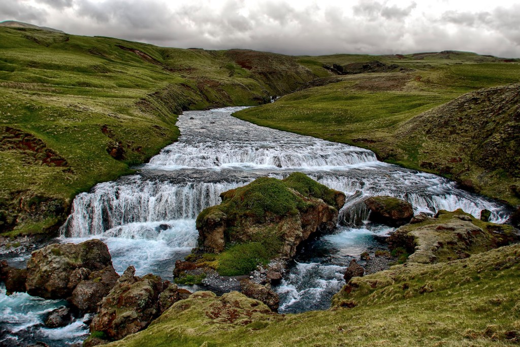  Il fiume Skoga.